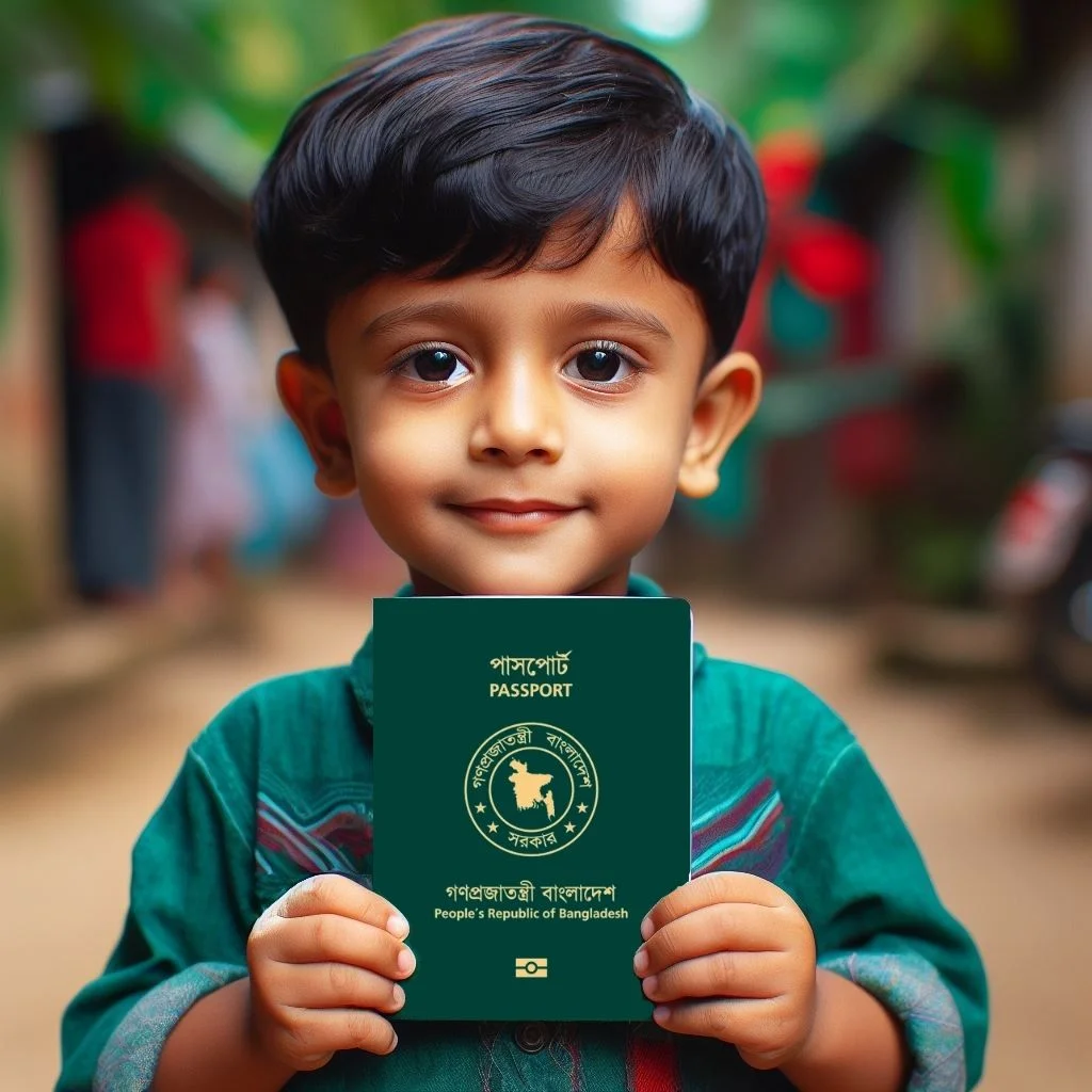 বাচ্চাদের পাসপোর্ট করার নিয়ম